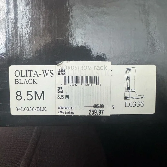 Aquatalia Women's Black Leather Boots - Excellent Condition - Picture 5 of 5